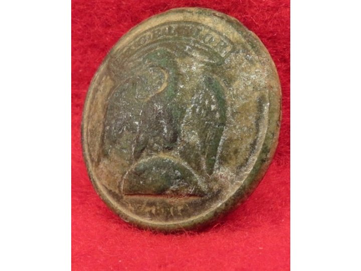 New York Early Militia Coat Button 