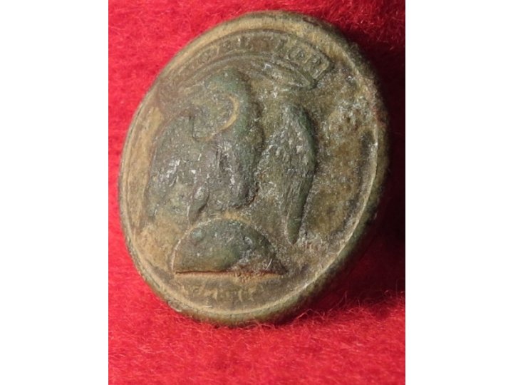 New York Early Militia Coat Button 