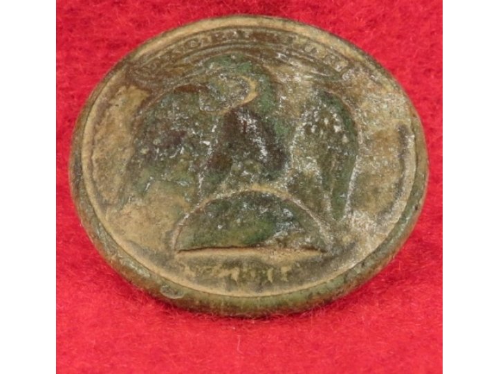 New York Early Militia Coat Button 