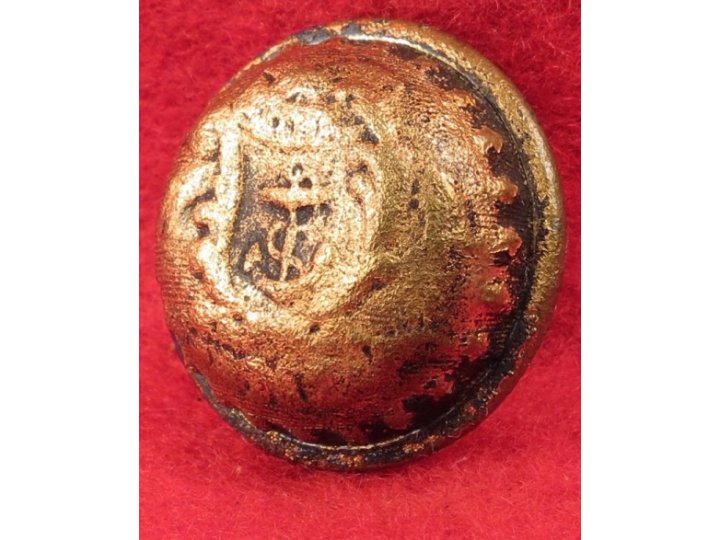 Rhode Island State Seal Staff Coat Button