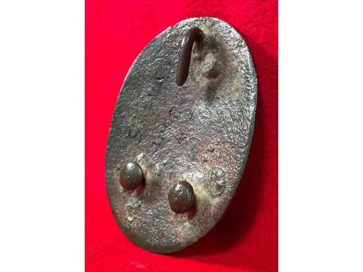 War of 1812 Militia Shoulder Belt Plate - Sackets Harbor - Published