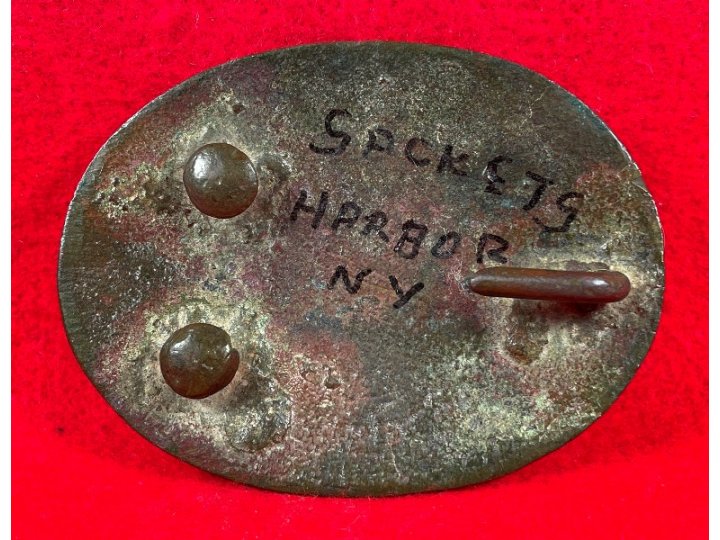 War of 1812 Militia Shoulder Belt Plate - Sackets Harbor - Published