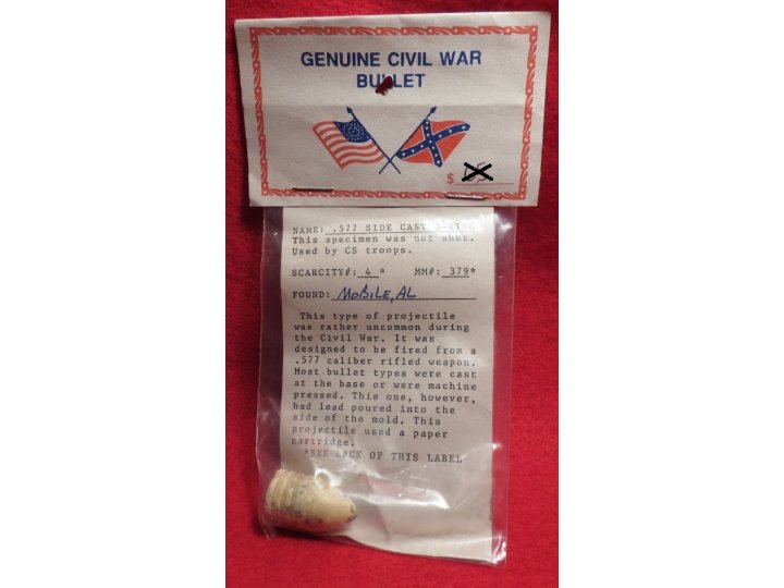 Civil War Bullet