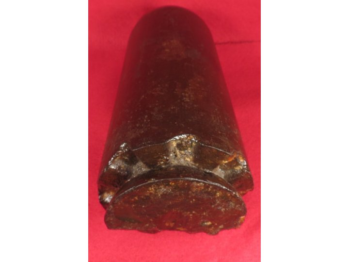 US 3.67 Inch 20 Pounder Parrott Shell with Display Stand