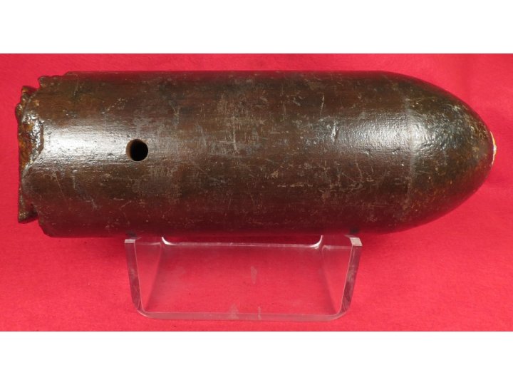 US 3.67 Inch 20 Pounder Parrott Shell with Display Stand