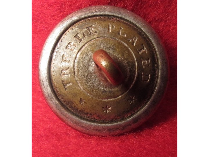 Pre-Civil War Infantry Coat Button - Silvered