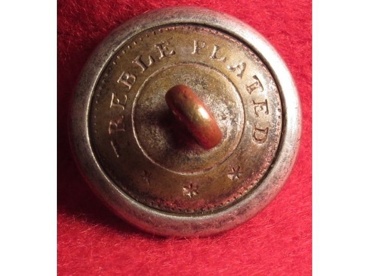 Pre-Civil War Infantry Coat Button - Silvered