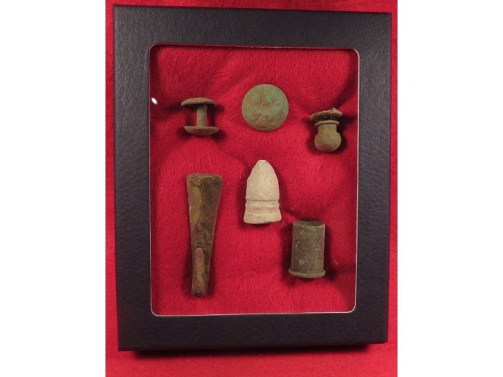 Excavated Civil War Relics