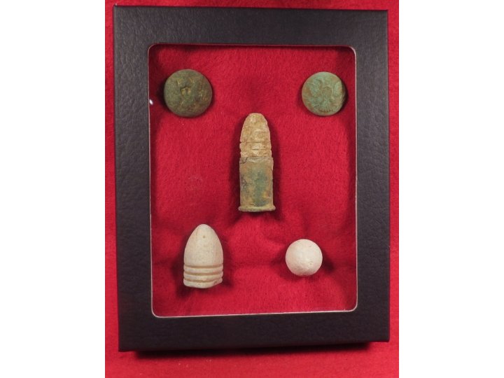 Excavated Civil War Relics