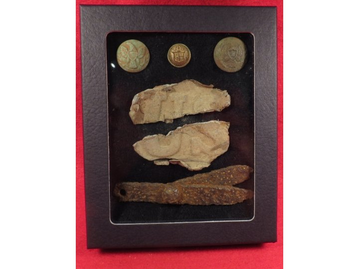 Excavated Civil War Relics