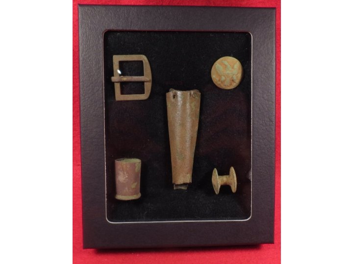 Excavated Civil War Relics