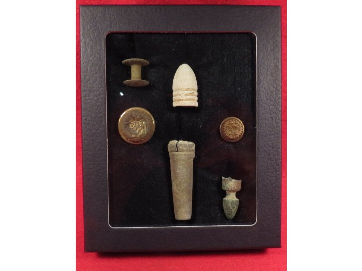Excavated Civil War Relics