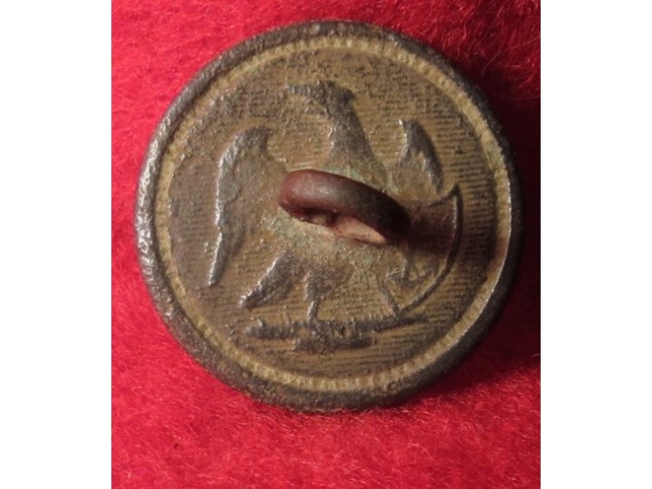 Flat Cuff Button - Eagle Back Mark