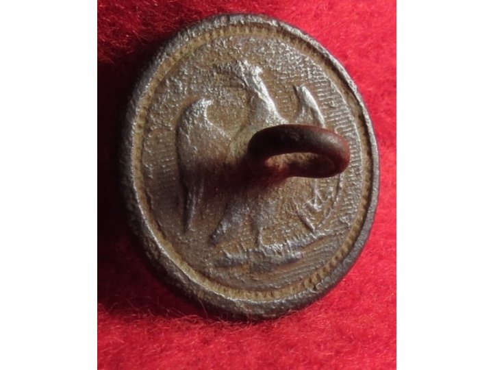 Flat Cuff Button - Eagle Back Mark