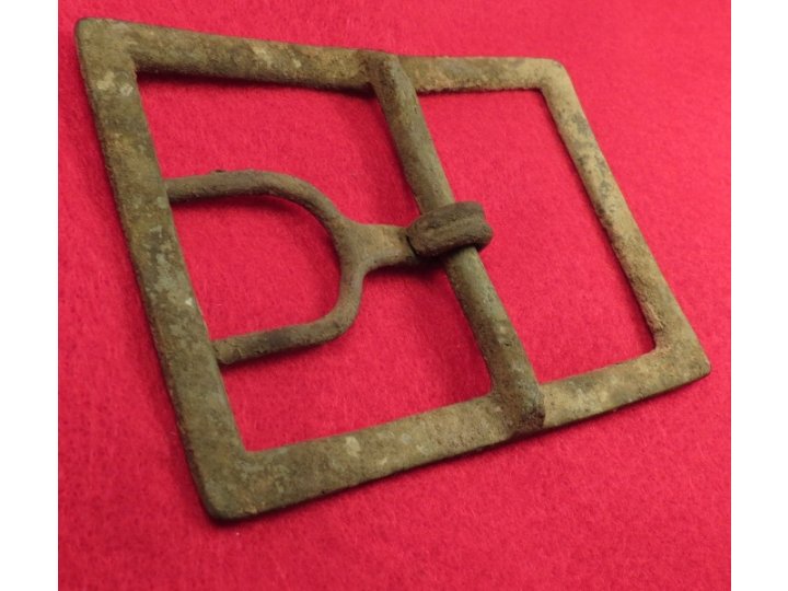 Confederate Frame Belt Buckle - "U" Tongue