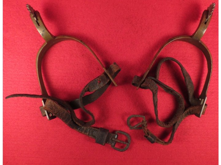 Pair of Spurs with Straps