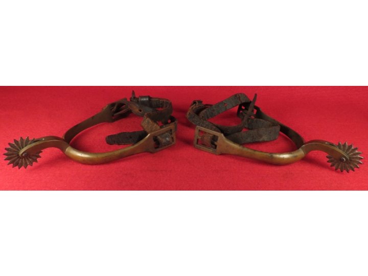 Pair of Spurs with Straps