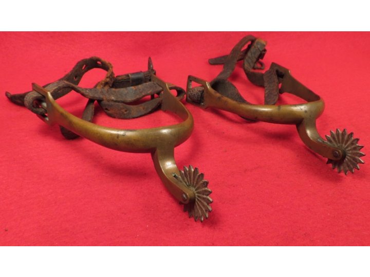 Pair of Spurs with Straps