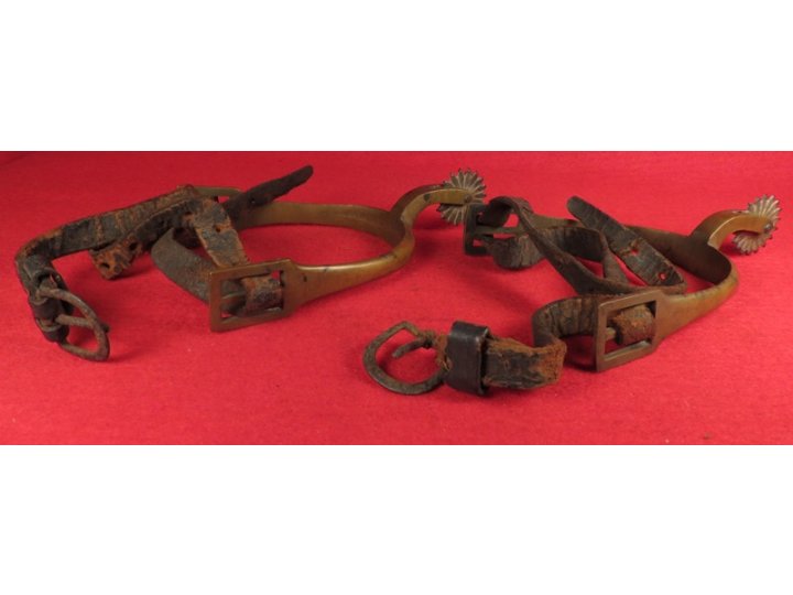 Pair of Spurs with Straps