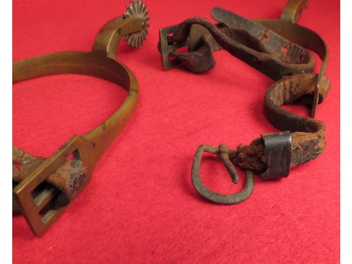 Pair of Spurs with Straps