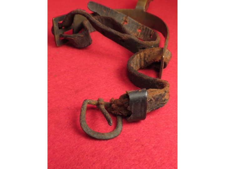 Pair of Spurs with Straps