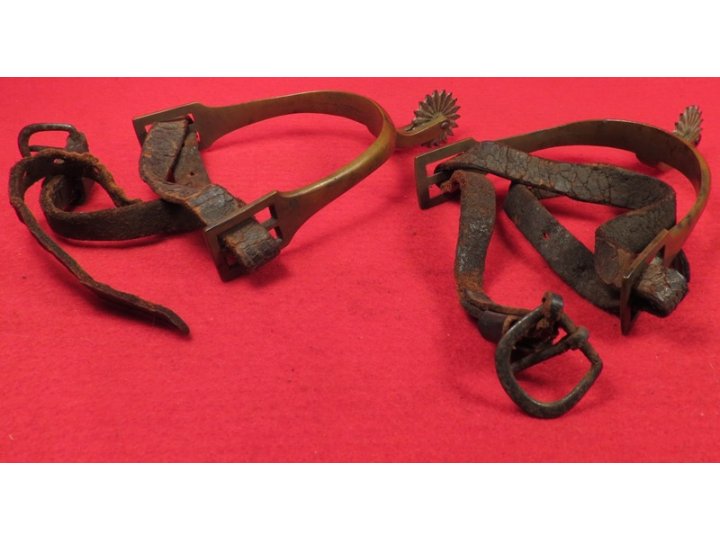 Pair of Spurs with Straps