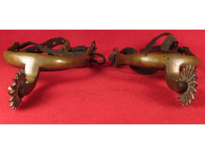 Pair of Spurs with Straps