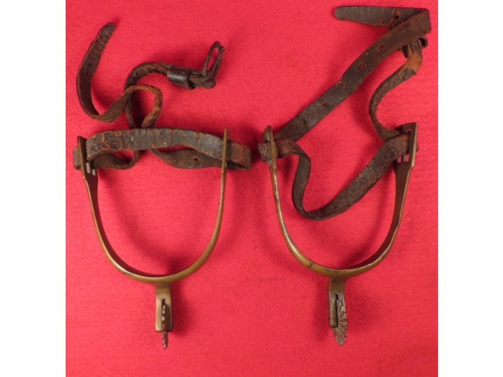 Pair of Spurs with Straps