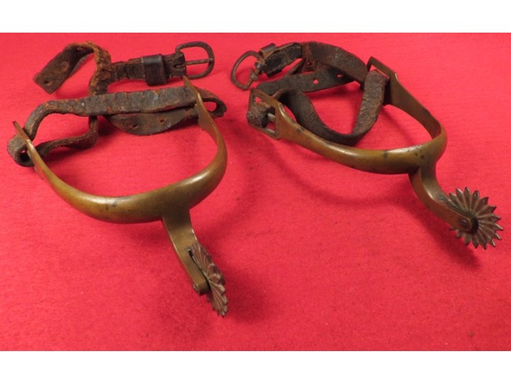 Pair of Spurs with Straps