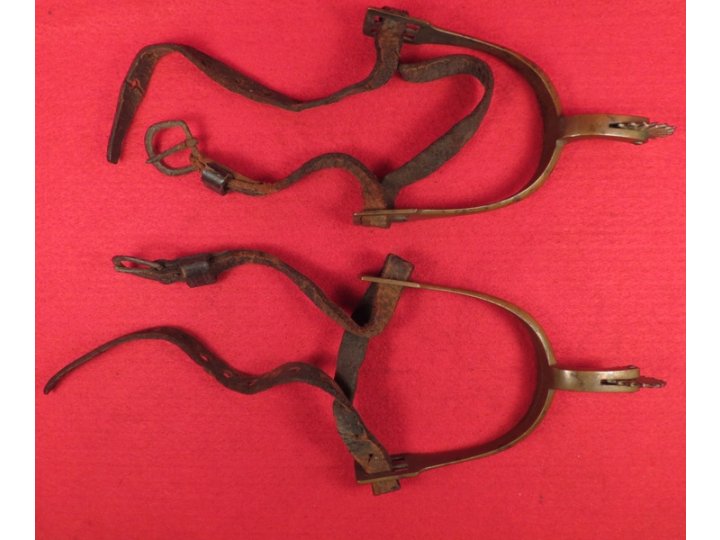 Pair of Spurs with Straps