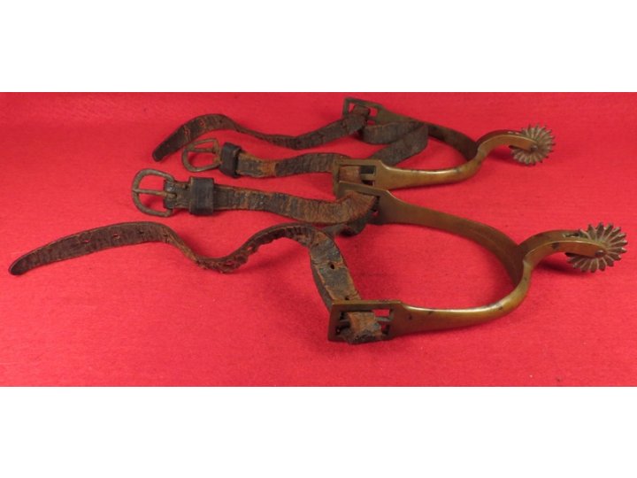 Pair of Spurs with Straps