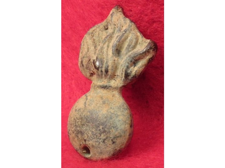 Cape Pin/Watch Fob - "Flaming Bomb" 