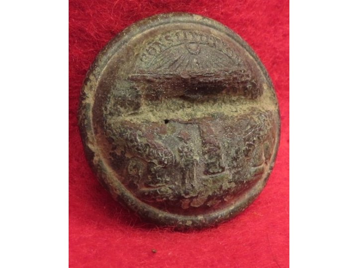 Georgia State Seal Coat Button - STRUCK!