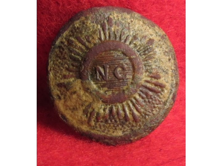 North Carolina Sunburst Button