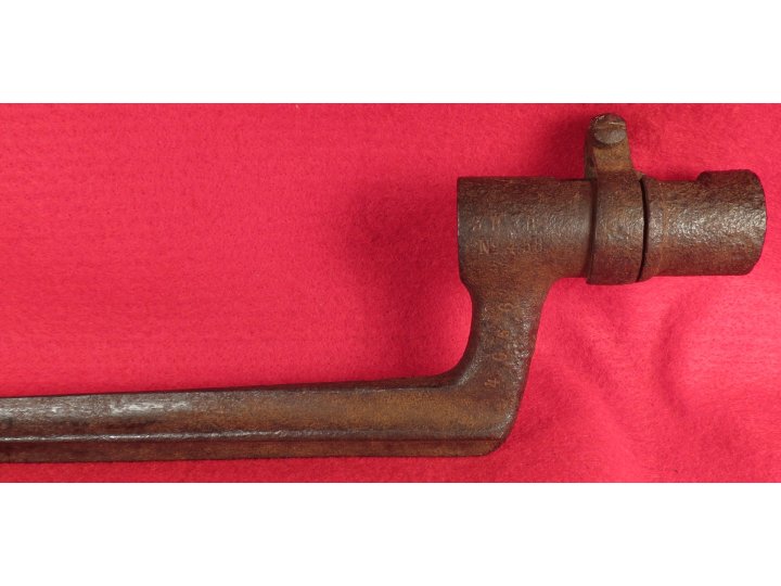 Post-Civil War Bayonet with Quadrangle Blade