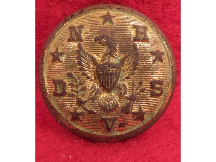 National Home Disabled Solders & Veterans Coat Button - Post War
