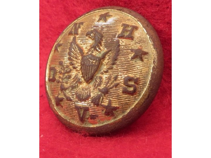 National Home Disabled Solders & Veterans Coat Button - Post War