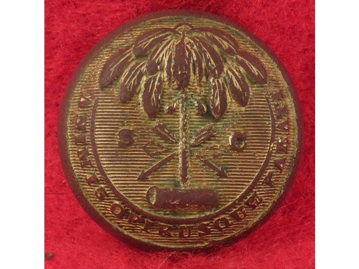 South Carolina State Seal Coat Button