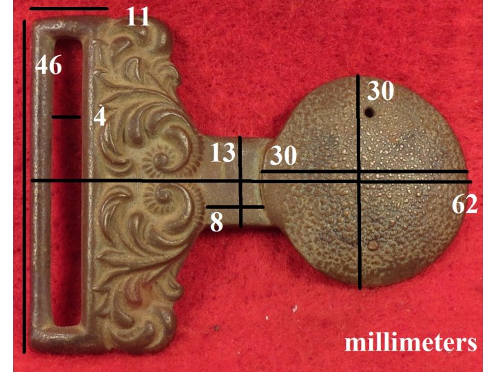 Militia Belt Buckle Tongue