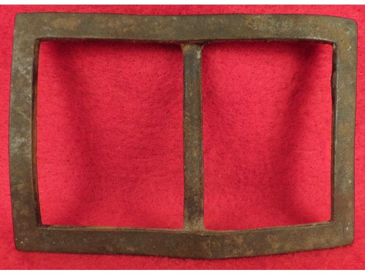 Confederate Forked Tongue Buckle - Frame Only