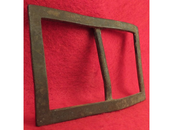 Confederate Forked Tongue Buckle - Frame Only