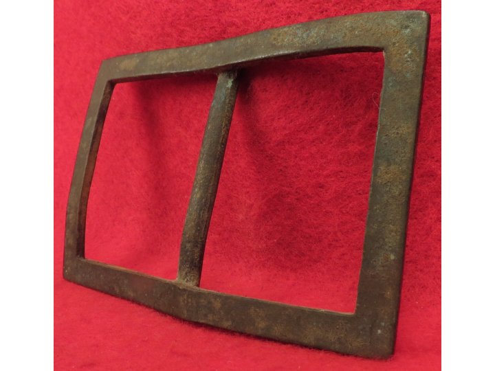 Confederate Forked Tongue Buckle - Frame Only