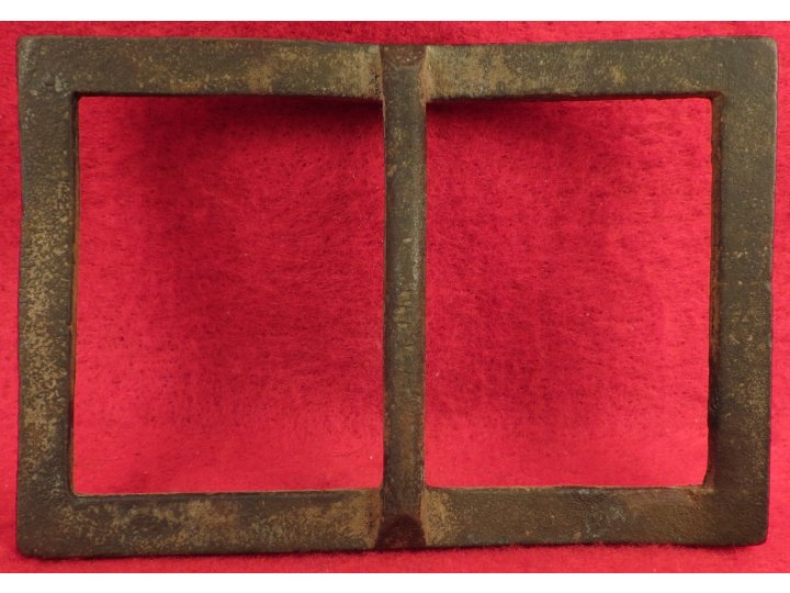 Confederate Forked Tongue Buckle - Frame Only