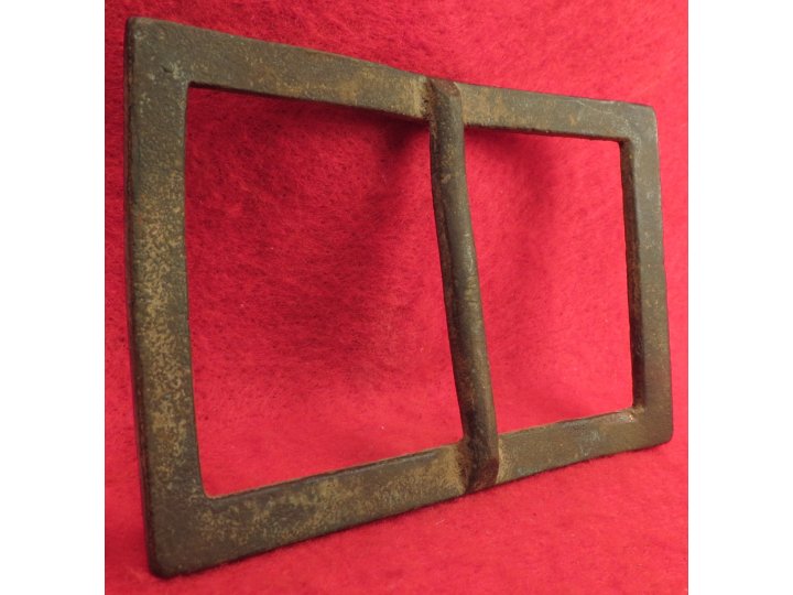Confederate Forked Tongue Buckle - Frame Only