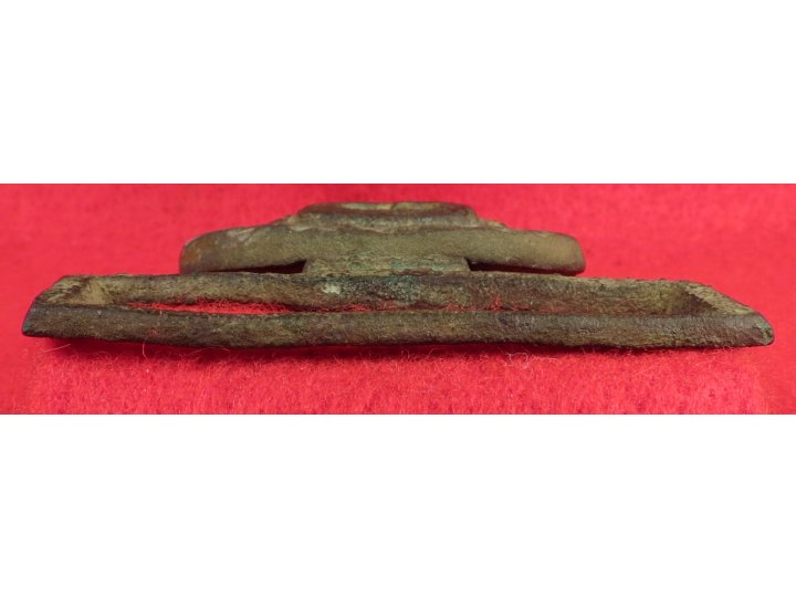 Confederate Two-Piece Tongue and Wreath Belt Buckle - "Leech and Rigdon" - Catlett Collection