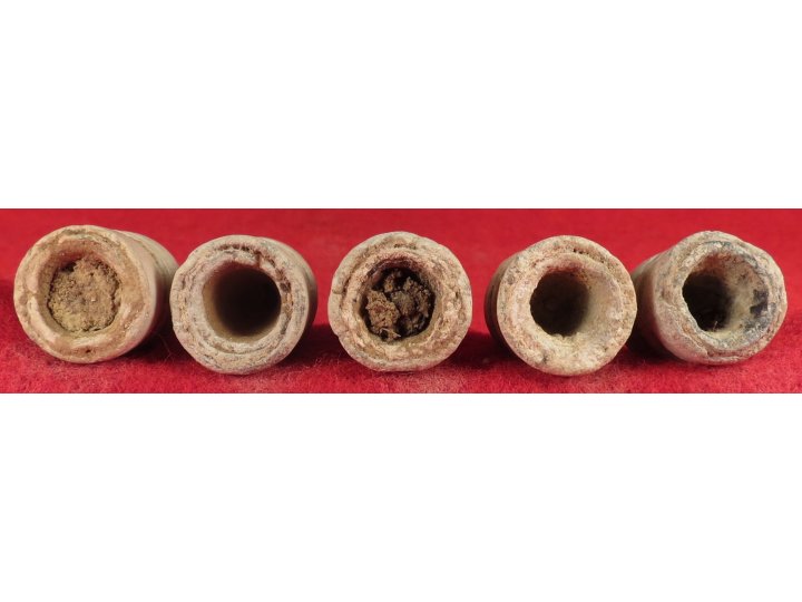 Five .58 Caliber Confederate Gardner Bullets