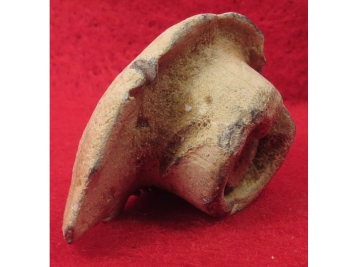 Fired "Mushroomed" Confederate Enfield Bullet with Wood Plug