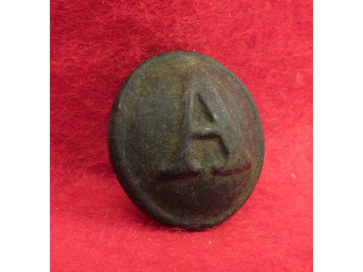 Confederate Artillery "Block A" Coat Button