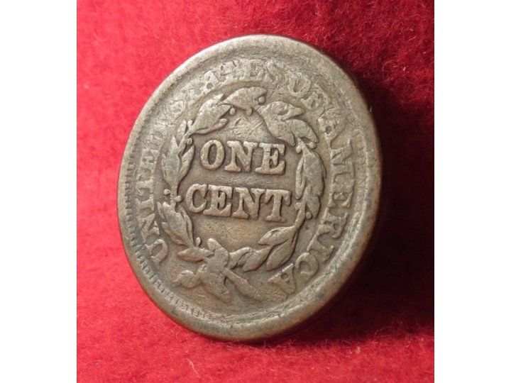 Liberty Braided Hair Cent Dated 1851