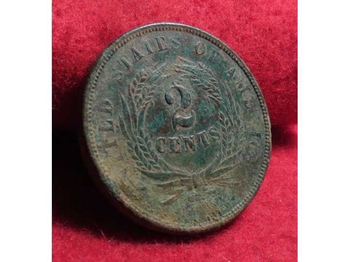 Two Cent Piece Dated 1864